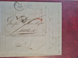 Lettre BATTENHEIM 1843 RUELISHEIM TD ALTKIRCH MULHOUSE - Otros & Sin Clasificación