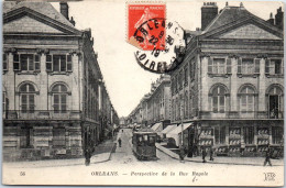 45 -- ORLEANS - Perspective De La Rue Royale (tramway) - Orleans