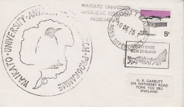 Ross Dependency 1975 Waikato University Ca Scott Base  10 DE 1975 (RO163) - Storia Postale