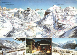 11851401 Engelberg OW Panoramakarte Skigebiet Lifte Engelberg - Autres & Non Classés