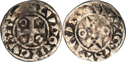 FRANCE - Denier - LOUIS VII - Mantes - 1137-1180 - 19-122 - 1137-1180 Luis VII El Joven