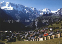 11851374 Muerren BE Mit Allmendhubelbahn Ebnefluh Mittaghorn Grosshorn Breithorn - Andere & Zonder Classificatie