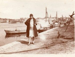 Photo  : L Es Martigues 1929 Devant Le Port - Martigues