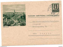 11 - 10 - Entier Postal Avec Illustration Bern Avec Cachet à Date  PP Küsnacht ZH 1966 - Stamped Stationery