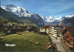 11851344 Wengen BE Mit Jungfrau Grosshorn Breithorn Tschingelhorn Wengen - Andere & Zonder Classificatie