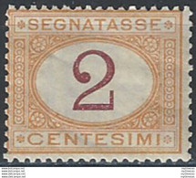 1870 Italia Segnatasse 2c. MNH Sassone N. 4 - Andere & Zonder Classificatie