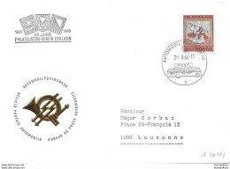 270 - 26 - Enveloppe Avec Oblit Spéciale "40 Jahre Philatelisten-Verein Oerlikon 1966" - Storia Postale