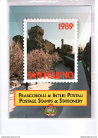 1989 San Marino Libro Ufficiale Annuale Delle Emissioni Filateliche MNH** - Autres & Non Classés