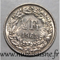 SUISSE - KM 23 - 1/2 FRANC 1963 B - Berne - TTB - Andere & Zonder Classificatie