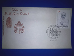 ARGENTINE; Enveloppe Commémorative De "La Visite De Sa Sainteté Jean-Paul II", édition De L'Association Philatélique Oli - FDC