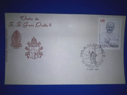 ARGENTINE; Enveloppe Commémorative De "La Visite De Sa Sainteté Jean-Paul II", édition De L'Association Philatélique Oli - FDC