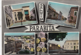 PARABITA-LECCE-SALUTI DA.. MULTIVEDUTE-CARTOLINA VERA FOTOGRAFIA-VIAGGIATA IL 4-12-1965 - Lecce