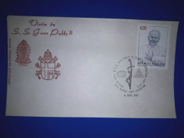 ARGENTINE; Enveloppe Commémorative De "La Visite De Sa Sainteté Jean-Paul II", édition De L'Association Philatélique Oli - FDC