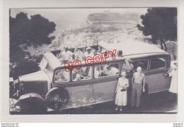 Fixe Carte Photo Monaco Monte Carlo Autocar Cie Phocéens Cars Nice 5 Juillet 1934 - Monte-Carlo