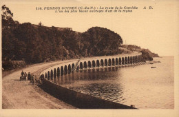 22 , Cpa  PERROS GUIREC , 110 , La Route De La Corniche  (14852.V24) - Perros-Guirec