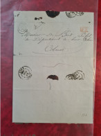 Lettre BAR LE DUC 1846 PP ROUGE CACHET NANCY - Altri & Non Classificati