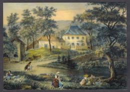 124112/ Lithographie, J. PERRIN Et J. WERNER, *Les Charmettes, Maison De J.J. Rousseau, Chambéry* - Altri & Non Classificati