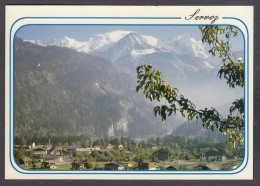 124650/ SERVOZ, Vue Générale Et Le Mont Blanc - Autres & Non Classés