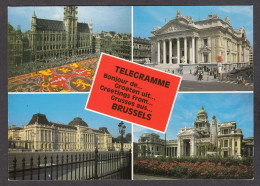 104239/ BRUXELLES, Télégramme De - Panoramische Zichten, Meerdere Zichten