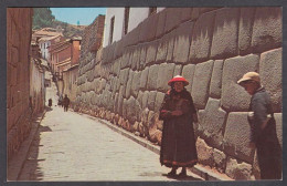 127700/ CUZCO, Typical Inca Street, Calle Hatunrumiyoc - Perú