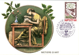 CARTE MAXIMUM 1978 METIERS D'ART - 1950-1959