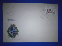 URUGUAY; Enveloppe FDC Commémorative Pour La « Deuxième Conférence De La Jeunesse », édition De La Poste Nationale... - Uruguay