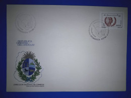 URUGUAY; Enveloppe FDC Commémorative Pour La « Deuxième Conférence De La Jeunesse », édition De La Poste Nationale... - Uruguay