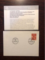 DENMARK FDC COVER 1976 YEAR HANSEN PHYSIOLOGY HEALTH MEDICINE STAMPS - FDC