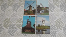 LOT Van 16  Postkaarten Molens En Watermolens - Windmolens