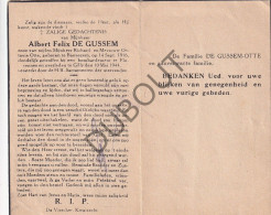 WOII - A. De Gussem °Bavegem 1916, Bombardement Florennes †Gilly 1944 (F575) - Décès