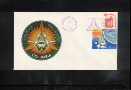 USA 1982 Space / Weltraum Space Shuttle Columbia Interesting Cover - Etats-Unis