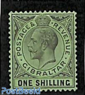 Gibraltar 1921 1Sh, Stamp Out Of Set, Unused (hinged) - Gibilterra