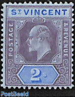 Saint Vincent 1904 2Sh, Stamp Out Of Set, Unused (hinged) - St.Vincent (1979-...)