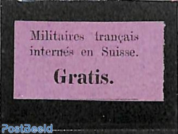 Switzerland 1871 Military Stamp 1v, Unused (hinged), History - Neufs