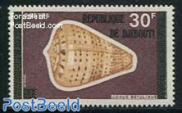 Djibouti 1977 30F, Stamp Out Of Set, Mint NH, Nature - Shells & Crustaceans - Mundo Aquatico