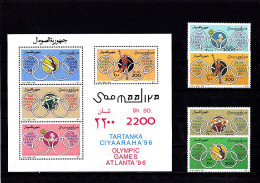 Olympics 1996 - Athletics - SOMALIA - S/S+SetMNH - Ete 1996: Atlanta