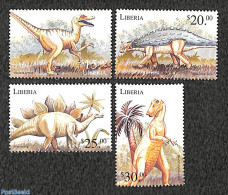 Liberia 1999 Preh. Animals 4v, Mint NH, Nature - Prehistoric Animals - Prehistóricos