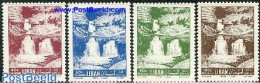 Lebanon 1961 Definitives 4v, Mint NH, Nature - Water, Dams & Falls - Libano