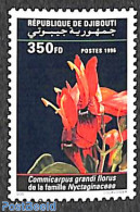 Djibouti 1996 Flowers 1v, Mint NH, Nature - Flowers & Plants - Yibuti (1977-...)