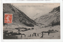 CPA :  14 X 9  -  VALLORCINE  L'hiver, La Vallée Et Le Mont-Blanc - Autres & Non Classés