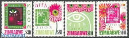 Zimbabwe 2003 HIFA Festival 4v, Mint NH, Nature - Flowers & Plants - Zimbabwe (1980-...)