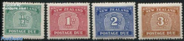 New Zealand 1939 Postage Due 4v, Mint NH - Autres & Non Classés