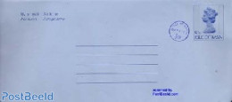 Isle Of Man 1973 AEROGRAM UPRATED 6.5+0.5, Unused Postal Stationary - Isla De Man