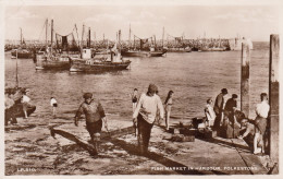 FOLKESTONE (Kent): Fish Market In Harbour - Folkestone