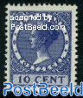 Netherlands 1934 10c, Violet, Perf. 12.75:13.5, Stamp Out Of Set, Mint NH - Unused Stamps