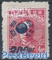 Korea, South 1951 300W On 4W, Stamp Out Of Set, Mint NH - Korea, South