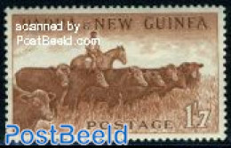 Papua New Guinea 1952 1/7Sh, Stamp Out Of Set, Unused (hinged), Nature - Cattle - Horses - Papua Nuova Guinea