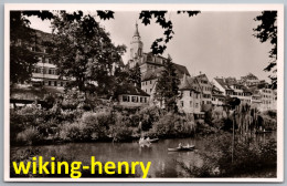 Tübingen - S/w Am Neckar Mit Hölderlinturm - Tuebingen