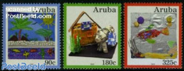 Aruba 2010 Recycling 3v, Mint NH, Nature - Environment - Protección Del Medio Ambiente Y Del Clima
