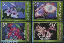 Bahamas 2008 Definitives, Flowers 4v (with Year 2008), Mint NH, Nature - Flowers & Plants - Other & Unclassified